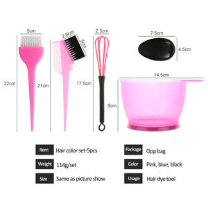 Nouveau Style ensemble de <span class=keywords><strong>teinture</strong></span> pour cheveux Salon de coiffure bol de traitement à l'huile avec brosse à cheveux et fouet ensemble combiné vente en gros - Product Image 6