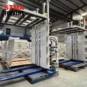 STMA personalizza il carrello elevatore Diesel da 3 tonnellate da 5 tonnellate con i singoli gestori della forcella del doppio pallet con lo stabilizzatore di carico - Product Image 1