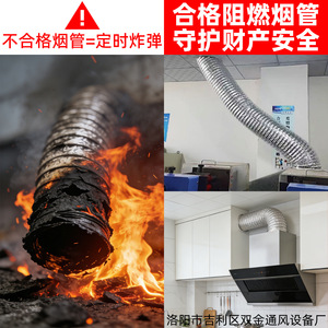 ท่อระบายอากาศอะลูมิเนียมฟอยล์ Jiuwanli หนา 1.0 มม. สำหรับเครื่องดูดควันอเนกประสงค์ อุปกรณ์เสริมระบายควัน - Product Image 2