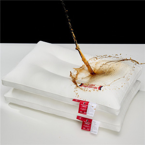 Three Prevention Hotel <b>Pillow</b> 1.1-2 Jin Rectangle Synthetic Fiber Anti-Dust Mite <b>Neck</b> Support White Adult Bed <b>Pillows</b> - Product Image 5