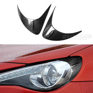 1 Par de Adhesivos para Cejas de Faros Delanteros/Luces Traseras de Fibra de Carbono para Subaru BRZ para Toyota GT86 2012 2013 2014 2015 2016 - Product Image 1