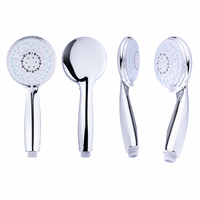 Douche à main haute pression dorée pour salle de bain, ensemble de support mural en laiton, finition chromée, kit de luxe au design moderne pour bain, qualité supérieure