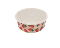 2025 taille différente grand moyen petit design personnalisé boîte à lunch en fibre de bambou imprimée avec couvercle en PP