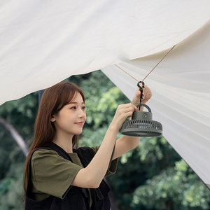 พัดลมพกพาแบบพับได้ แบตเตอรี่ชาร์จใหม่ได้ 4000mAh พัดลมตั้งโต๊ะขนาดเล็กสำหรับตั้งแคมป์ ใช้งานกลางแจ้ง เดินทาง บ้าน และออฟฟิศ - Product Image 3