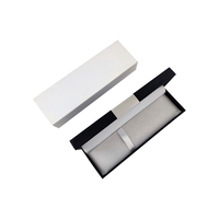 Boîte cadeau de luxe avec logo imprimé, intérieur en velours, design haut de gamme, emballage de luxe avec paillettes d'aluminium pour stylo