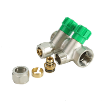 Bornic haute pression laiton Pex raccord manuel puissance eau chauffage collecteur boule Structure OEM personnalisable plomberie collecteur
