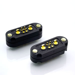 हाई करंट पावर चार्जिंग संपर्क थिम्बल सोखना पुरुष महिला 2+4 चुंबकीय कनेक्टर निर्माता गोल्ड प्लेटेड ब्रास मोलेक्स - Product Image 5