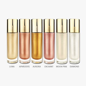 <b>Face</b> and Body Liquid Highlight Waterproof Body Bronzer Golden Body Shimmer Oil Waterproof Highlighter Makeup Cruelty Free - Product Image 2