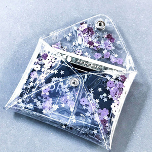 New Instagram-worthy transparent <b>coin</b> <b>purse</b>, PVC card holder, earphone case, stylish colorful jelly-like holographic bag, - Product Image 1