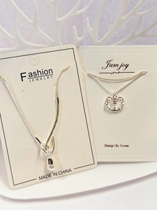Bán buôn Dây chuyền thép Titan cho phụ nữ hợp thời trang mạ vàng thép không gỉ Zircon ngọc trai giá nhà máy cạnh tranh nhất giao dịch - Product Image 3