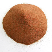 Sable de grenat rouge 120 mesh en grande quantité, abrasif écologique pour découpe jet d'eau, sablage et polissage de pierre
