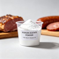 Approvisionnement direct usine : Poudre d'acétate de sodium anhydre de qualité alimentaire E262, additif alimentaire multifonctionnel, exportation mondiale en vrac