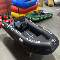 Bateau pneumatique RIB de 4,2 m avec plancher en aluminium pour la pêche