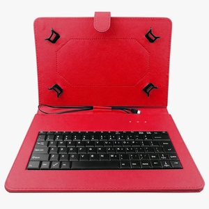 Oem 7 inch 8 inch 10 inch Bàn phím có dây da Bìa trường hợp rắn thả kháng V8 USB bàn phím Bàn phím lật da trường hợp - Product Image 6
