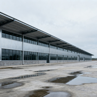Maison préfabriquée et structure en acier villa cadre de portail durable pour les bâtiments d'entrepôt de garage