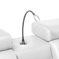 Canapé d'angle électrique en cuir en forme de L, inclinable, pour cinéma, avec table basse moderne extensible et rangement, idéal pour appartement et salon