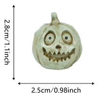 Mini Umweltfreundliche Religiöse Halloween-Kürbis-Harzfiguren Jack-o'-lantern Mikro-Landschaftsornament Sukkulenten-Blumentopf