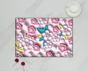 لينة الراحة 3D النفط والماء امتصاص مفرش إيفا العزل الحراري الحصير الجدول الطعام الزخرفية - Product Image 6