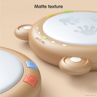 Tumama Kids Musical Instrument Toys Light-up Drum Baby Music Learning Toy Piano Sounds Hand Beat Drum Infant Early Education Toy