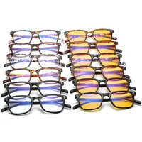 Top Koop Hoge Kwaliteit Voorraad TR90 Uv400 Geel Anti Blauw Licht Brillen Gaming Computer Brillen Blokkeren Bril