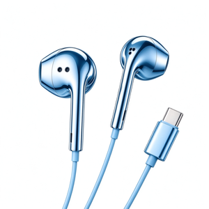 Écouteurs filaires USB-C chromés or et argent - Product Image 3