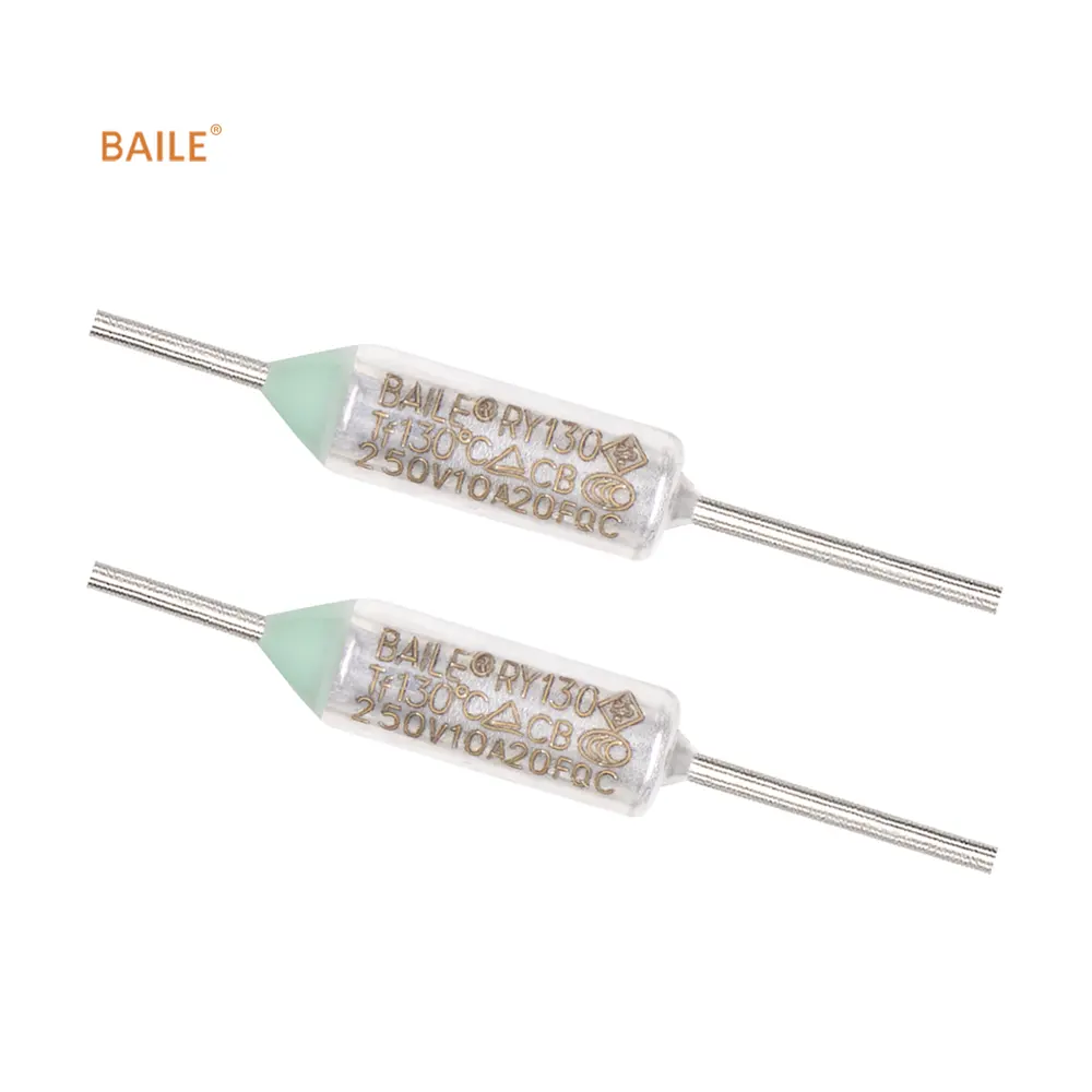 Baile Factory Hot Selling Thermal Cutoffs High Quality RY 130 Micro Thermal fuse for home appliances