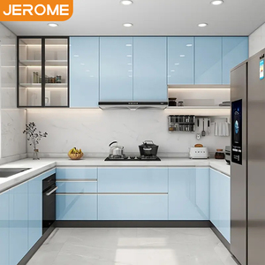 Set <span class=keywords><strong>di</strong></span> Mobili da Cucina Jerome su Misura, Moderni e <span class=keywords><strong>di</strong></span> <span class=keywords><strong>Lusso</strong></span>, con Finitura Lucida e Cerniere a Chiusura Morbida - Product Image 3
