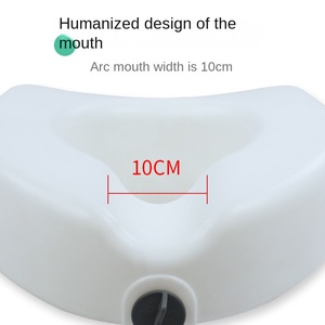 <span class=keywords><strong>Rehausseur</strong></span> <span class=keywords><strong>de</strong></span> toilette moderne MK pour personnes âgées, femmes enceintes, personnes handicapées - Imperméable, antidérapant, <span class=keywords><strong>hauteur</strong></span> réglable, capacité <span class=keywords><strong>de</strong></span> 150 kg - Product Image 5