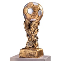 Trophée de football Odm Design personnalisé Modèle en résine Trophée du meilleur buteur Trophées