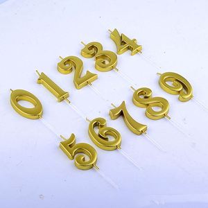 Suministros de decoración para fiesta de bebé para niñas y niños, nueva vela Digital de lentejuelas, número de cumpleaños, vela para pastel, vela artística - Product Image 4