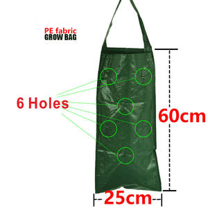 Sacs de culture suspendus pour plantes à 6 trous, sacs de culture suspendus, sacs de plantation de fleurs, poignée, <span class=keywords><strong>sac</strong></span> de culture, jardinière pour l'extérieur - Product Image 2
