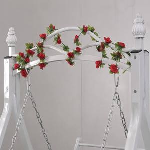 Silla Columpio de Acero para Exteriores, Silla Colgante de Jardín, Asientos Dobles - Product Image 5