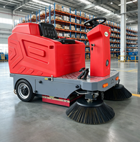Balayeuse électrique autotractée avec une largeur de nettoyage de 1,4 m, une puissance de 1810 W pour les feuilles, la poussière, les pierres et les sacs en plastique, parcs, routes