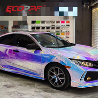 ECO Film Super mengkilap seri metalik mewah 7.5mil tebal penyembuhan diri Anti gores warna berubah PPF bungkus mobil lapisan vinil tubuh