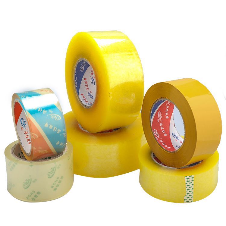 Jumbo Rolls Transparent Bopp Packing Tape No Discoloration Carton Packing Adhesive Tape