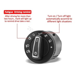 Sensor de Luz para Botón de Interruptor de Faros Automáticos para VW <span class=keywords><strong>Golf</strong></span> 4 Jetta Mk5 <span class=keywords><strong>Golf</strong></span> Mk7 Mk6 <span class=keywords><strong>Passat</strong></span> B5 B6 Polo 9N Beetle Tiguan 2 Interior - Product Image 5