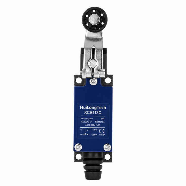 Travel Limit Switch XCE-145 and XCE-118C, SPDT Blue Roller Switch