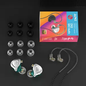 New QKZ ZX2 1DD Dynamic In-ear Earphone HIFI Bass Running Sport Earbuds With Mic