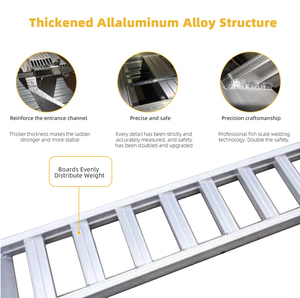 Simplywalk, alliage d'aluminium, capacité de charge de 6 m, déchargement de 4T pour voiture, usine certifiée ISO 9001 / ISO 13485, personnalisation de la marque - Product Image 3
