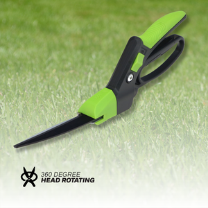 551031 Cisailles de jardin ergonomiques avec tête rotative à 360 degrés pour le bordage et la taille des pelouses - Product Image 1