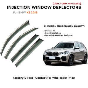 Déflecteurs de fenêtre latérale pare-pluie pour Toyota LC200 2008-2019 accessoires auto - Product Image 2