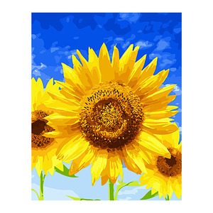 <span class=keywords><strong>Peinture</strong></span> <span class=keywords><strong>acrylique</strong></span> par numéros fleur <span class=keywords><strong>de</strong></span> <span class=keywords><strong>tournesol</strong></span> chaude <span class=keywords><strong>peinture</strong></span> par numéro Art cadeau bricolage huile photo décoration <span class=keywords><strong>de</strong></span> la maison cadeaux faits <span class=keywords><strong>à</strong></span> la main Kits - Product Image 1