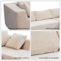 L-förmiges Kombinationssofa Vakuumverpacktes Komprimiertes Sofaset Platzsparendes Versand-Kompaktsofa-Bett