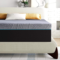 Matelas en mousse à mémoire de forme confortable pour la santé du corps Couverture d'assemblage en mousse pure de style chaud Nuit de sommeil entière