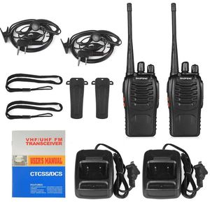 Radio bidirectionnelle Baofeng BF888S VHF UHF, portée 5 km, IP54, appareil de communication extérieur pour la construction, les hôtels et l'usage civil - Product Image 1