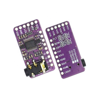 Papan Audio PCM5102A antarmuka I2S DAC dekoder GY-PCM5102 I2S modul pemutar untuk Format Raspberry Pi papan Digital PCM5102