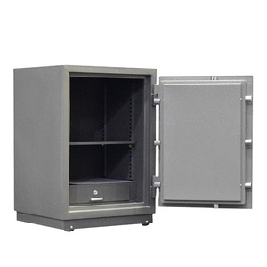 Dépôt bancaire numérique électronique sécurisé bureau à domicile boîte à feu 2 serrures à clé armoire document coffre-fort ignifuge - Product Image 4