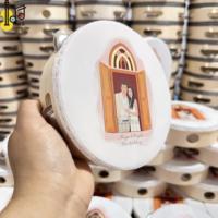 Fournisseur en gros d'instruments de musique pour la saison des fêtes : Tambourin en bois portable personnalisé pour églises et mariages, instrument à percussion sonore
