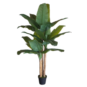 Árbol bonsái artificial de alta simulación Oh Arts, árbol de plátano realista de varios tamaños, árbol de plátano gigante artificial - Product Image 2