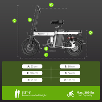 2023 Venta caliente 48V 15AH Bicicleta eléctrica E Bike 35Km Rango Bicicleta eléctrica